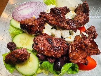Steak Tip Greek.