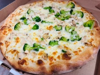 Chicken Broccoli Alfredo.
